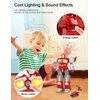 Transforming Toys - Dinosaur Robot Action Figures - Magnetic Assembling Robot Toys for Kids All-in-One Design Transforming Animals, Robots, Military Base Including Battle Guns, Cars, Airplane Models