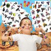Dirt bike Temporary Tattoos Themed Birthday Party Supplies Decorations Favors 96 PCS 8 Sheets Cute Fake Tattoo Stickers Party Games For Children Kids Boys Girls School Gifts Rewards Home Activity