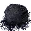 SWACC 20-Inch Long Big Bouffant Curly Wigs for Women Synthetic Heat Resistant Fiber Hair Pieces with Wig Cap (Black)