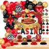 Casino Theme Party Decorations, Casino Birthday Party Decorations Supplies, Las Vegas Party Decorations, Poker Happy Birthday Backdrop, Casino Honeycomb Centerpieces, Casino Balloons Garland