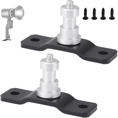 Jorixxy 2-Pack T-Type Wall Ceiling Mount Light Stand 5/8" Stud with 1/4" Thread Anchor for Studio Lighting