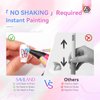 SAVILAND Nail Art Pens Set: 12 Colors Quick Drying 3D Nail Polish Pens Acrylic Paint Nail Art Markers Color-fast Nail Point Graffiti Dotting Tools Drawing Painting Liner Nail Art Design Pens Home DIY