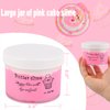 Butter Slime Kit for Girls,Pink Cake Slime for Boys,Super Soft and Non Sticky Slime,Scented Slime Party Favors(7OZ 200ML)