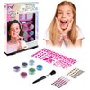 Fashion Angels Design Your Own Glitter Tattoos - 6 Pots of Body Glitter, 1 Soft Makeup Brush, 1 Double-Sided Sticker Sheet, Adhesive Gems and Studs - Easy to Remove - Ages 8 and Up