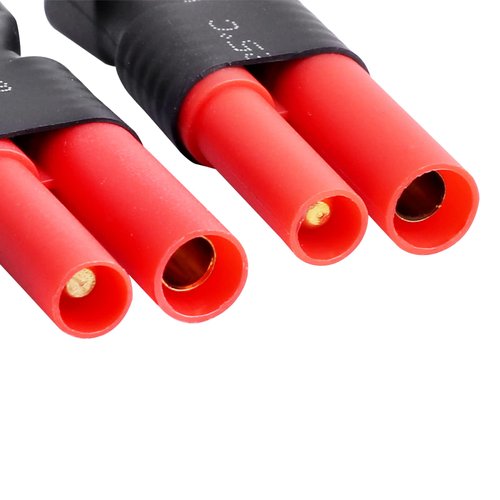 Hobbypark Deans T Plug to HXT 4mm Connector Adapter RC Lipo Battery/Charger Adapter Converter for Redcat RC Cars Trucks Crawlers Buggies(3-Pack)