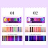 VENYSIS 10 Colors Water Activated Eyeliner Palette,Water Activated Eyeliner,Neon Pigment Self Glowing Palette,Costume Halloween and Club Makeup Art Paint (01)