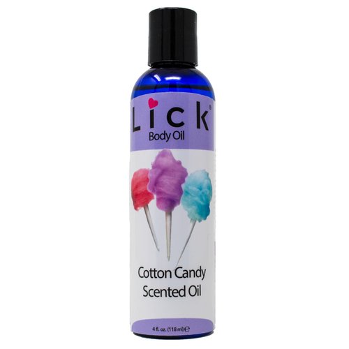 LICK Cotton Candy Scented Body Oil - Vitamin E Infused, Moisturizing and Hydrating After Shower Body Oil, Antioxidant Protection, Soothing Aromatherapy - Natural and Gentle for All Skin Types