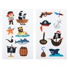 24 Sheets Pirate Temporary Tattoos, Birthday Decorations Pirate Party Favors