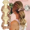ZARSIO 10 PACK Bridesmaid Scrunchies Bridesmaid Proposal Gifts Elastics Hair Ties Bachelorette Party Favors (Rosegold)