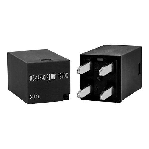 Relay 303-1AH-C-R1-U01 12VDC - 2 Pcs (Pack of 1), Micro Automotive Relay for Polaris RZR Slingshot Cooling Fan - SPNO 20A 12VDC Relay