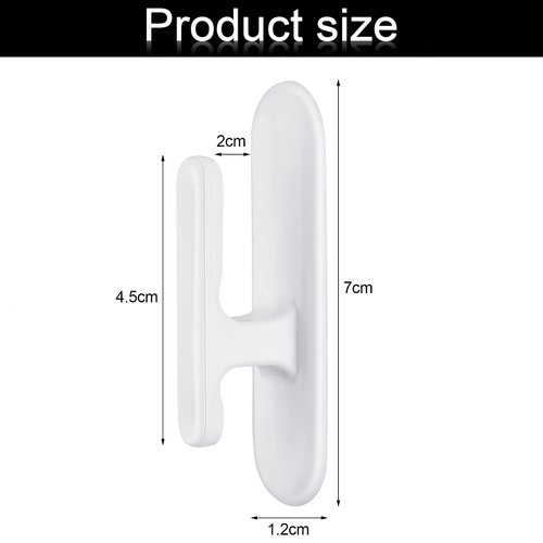 8 Pieces Blind Cord Twister Safety Blind Cord Hooks Adhesive Blind Cord Holder Window Blinds String Holder Child Proofing Blind Cord Wind Up Blind Cord Wrap Cleat for Home Office Kindergarten Use