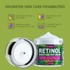WUMAL Retinol Cream - Reduces Wrinkles, Fine Lines and Dryness - Face Moisturizer for All Skin Types - 1.7 oz