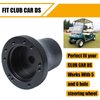 Club Car DS Golf Cart Steering Wheel Adapter Golf Steering Wheel Adapter for Club Car DS Golf Cart Mounting Adapter(Black)