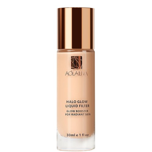 AOLAILIYA Natural Glow Liquid Filter, Face Complexion Booster For an All Day Radiant Glow Soft-Focus Look, Liquid Highlighter Primer, Glow Lotion, Vegan & Cruelty-Free (Fair)