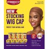 Red by Kiss Stocking Wig Cap 5 PCS (Dark Brown)