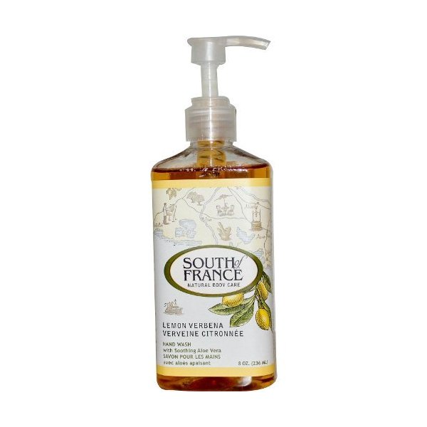 South of France, Lemon Verbena, Hand Wash with Soothing Aloe Vera, 8 oz (236 ml) by South Of France