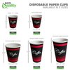 EcoQuality 1000 Pack - 10oz Classic Durable Disposable Paper Coffee Hot Cups For Hot/Cold Drink, Coffee, Tea, Cocoa, Travel, Office, Home, Cider, Hot Chocolate, To go (10 ounce - 1000 Count Cups)