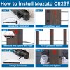 [Patent] Muzata 20Pair Black Invisible Cable Railing kit 1/8" Swage Tensioner and Terminal Hidden T316 Stainless Steel for 2"x2" and 4"x4" Wood Metal Post Deck Stairs BlackCool System CR26, CV1 CV2