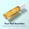 Organic Cuticle Oil for Nails - USA Made - Japanese Treatment for Damaged Nails - Natural Nail Oil Cuticle Repair - Visible Results For Perfect Nails - Nail Strengthener and Growth Reboot Oil 10ml