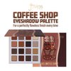 Juvia's Place Coffee Shop Eyeshadow Palette - 16 Pan Palette, Tan, Auburn, & Rich Dark Chocolate, Mattes and Shimmers, Highly Pigmented and Buttery Texture
