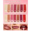 Hydrating Lip Plumper Gloss, Transparent Plumping Lip Gloss Liquid Lipstick, Long Lasting Non-Sticky Moisturizing Water Lip Glow Oil, Glass Finish Shiny and Vegan Lip Oil, Gift for Women & Girls-01#
