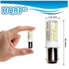 HQRP 2-Pack Sewing Machine LED Light Bulb for Bernina 530 540 640 700 710 720 730 740 750 810 840 850 900 930 940 950 1000 1005 1010 1015