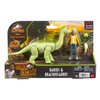 Jurassic World Camp Cretaceous Darius and Baby Brachiosaurus Human and Dino Pack with 2 Action Figures and 2 Accessories, Toy Gift Set and Collectible