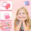 BXDOW 36Pcs Little Girl Jewel Rings, Adjustable Pink Rings Girls Kids Pretend Play and Dress up Jewelry Set, Cute Rings with Heart Shape Display Case Party Favors Toys Gifts for Halloween, Christmas
