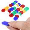 Wpxmer 300 Plastic Poker Chips, Poker Card Game Chips Bulk for Game Play, Learning Math Counting, 5 Colors