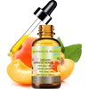 ORGANIC APRICOT KERNEL OIL Australian 100% Pure Virgin Unrefined Cold Pressed Carrier Oil 4 oz- 120 ml for Face Hair Body Nails Skin Anti-Aging by Botanical Beauty