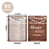 Housewarming Party Games, House Music, Rustic New Home, New House, New Homeowner Party Games Cards, 30 Sheets Each Pack