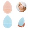 2 PCS Facial Sponge Konjac Glove Bath Sponge Gentle Exfoliating Pads Wash Reusable Puff for Daily Face Deep Pore Cleansing Blackheads Dead Skin, Makeup Remover