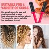 FERCAISH 2Pcs Styler for Curly Hair, Shaggy Curly Hair Styling Tool - Straightening Iron Curl Straightener, Hair Curling Roll Comb