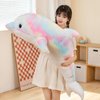 LVPU Dolphin Stuffed Animals Plush Pillow Super Soft Sea Animal Plush Toys Dolls, Stuffed Animal, Plush Toy, Gifts for Kids, Sea Critters（Pinkish Yellow-27 Inches