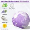 Arnica Bubble Bath Bombs Infused Lavender & Bergamot - Essential Luxurious Mega Foaming Bath bombs Additives for Dry Skin Nourishment Moisturizing - Blissful Bathing Experience Christmas Birthday Gift