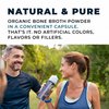 Grass-Fed Bone Broth Capsules with Collagen from Organic Bone Broth Powder. 180 Caps. Collagen Supplement from Organic Bone Broth Powder. Supports Nails, Hair, Joints and Digestive Health*.