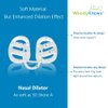 WoodyKnows Super-Support Nasal Dilator | Improves Sleep and Sports Airflow | Nose Congestion and Snoring Aid (S 4Pack)