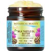 Botanical Beauty MILK THISTLE OIL BUTTER Silybum marianum 100% Natural 8 Fl.oz.- 240 ml for FACE, SKIN, BODY, HAIR, NAILS, Foot Care. Foot Oil butter, Skin Moisturizer
