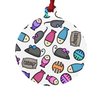 GRAPHICS & MORE Cat Toys Mouse Fish Catnip Pattern Aluminum Holiday Christmas Tree Ornament - 3.0" (7.6 cm) x 3.37" (8.6 cm)
