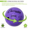 Champion Sports Extreme Series Soccer Ball, Size 3 - Youth League, All Weather, Soft Touch, Maximum Air Retention - Kick Balls for Kids Under 8 - Competitive and Recreational Futbol Games, Purple