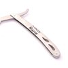 Macs Professional Stainless Steel Barber Straight Edge Razor with Hi-Chromium Derby 100 Count Blades Made of Stainless Steel Easy To Replace-053B1
