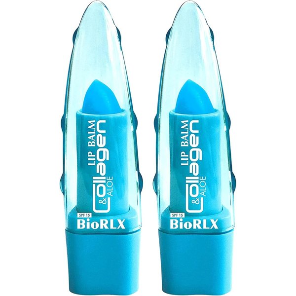 BioRLX Collagen with Aloe Vera Lip Balm (Two Lip Balms)