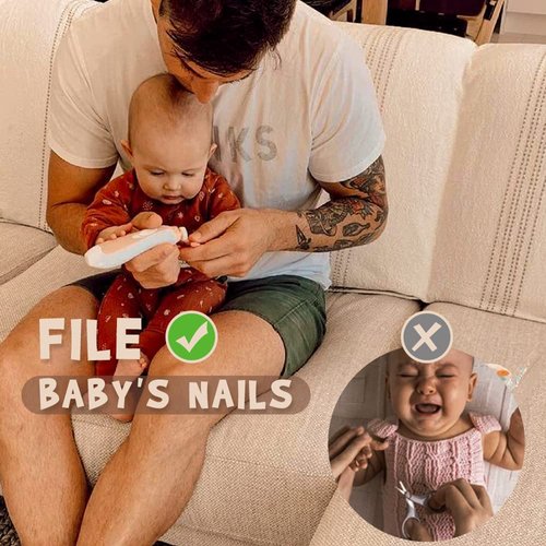 haakaa Electric Nail Trimmer Replacement Pads Baby Nail Trimmer Heads for Standard Baby Nail File, 4pcs