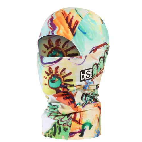 BLACKSTRAP Kids The Hood Dual Layer Cold Weather Neck Gaiter and Warmer for Children, Finger Paint