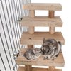NUOBESTY Small Animal Wooden Ladder Platform Cage Bridge Guinea Pig Habitat Climbing Toy for Rabbit Hamster Bunny Squirrel Hedgehog Chinchilla Rat Mouse