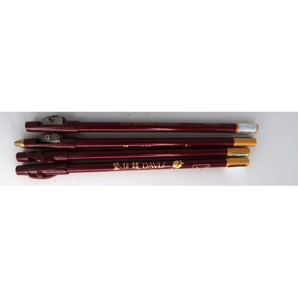 Generic No18x4 DAVIS Color Waterproof Eyeliner & Lip Liner Pencil Set - Long-Wearing, Colored Cream Eyeliner with Black, Beige