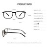 OCCI CHIARI Reading Glasses Men's Rectangle Reader Durable Spring Hinge (Bright Black, 1.00)