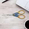 Westcott Titanium Bonded Non Stick Scissors, 7" Straight,Grey/Yellow