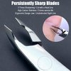 LePinko Salon-Quality Cuticle Trimmer with Cuticle Pusher, Super Labor-saving Cuticle Cutter, Sharp Cuticle Clippers for Manicurist, Professional Pedicure Manicure Nail Care Tool, 5mm Jaw