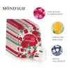 [MOND'SUB]Sheet Face Mask For All Skin Types-Fruits Facial Mask Sheet-Deep Moisturizing&Nourishing&Hydrating-Natural&Organic Collagen Essence Skin Care (Rose Hydrating & Brightening)